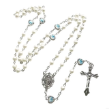 Chapelet Catholique Perles Blanches – Pureté, Foi et Protection Mariale
