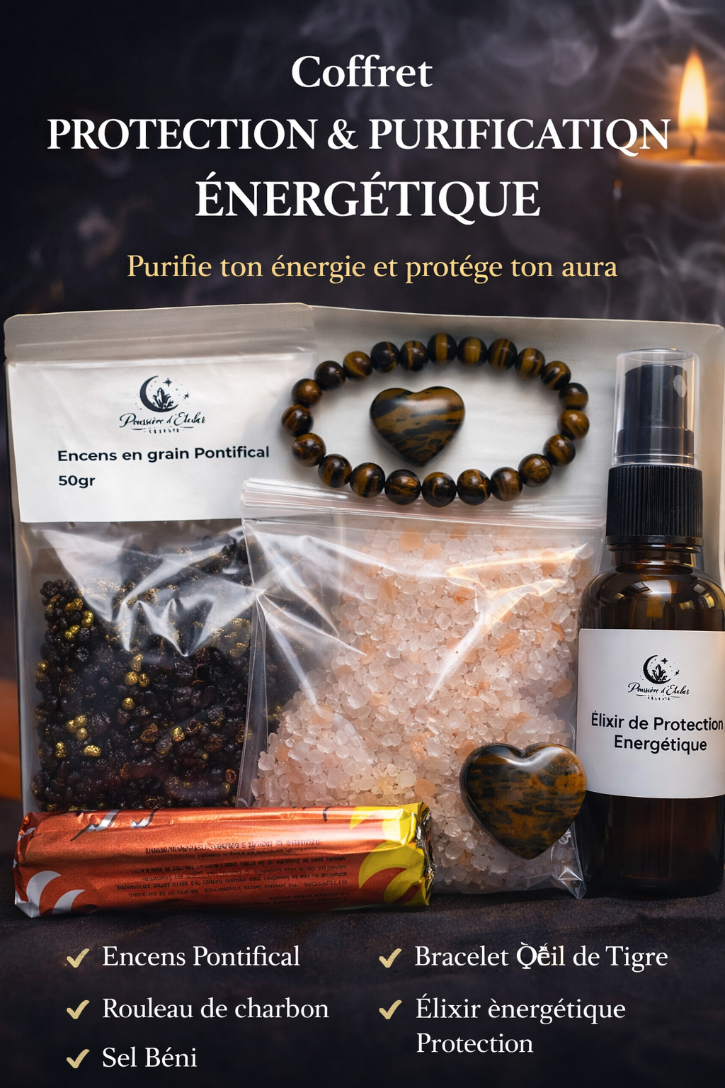 Coffret Protection & Purification Énergétique