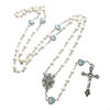 Chapelet Catholique Perles Blanches – Pureté, Foi et Protection Mariale