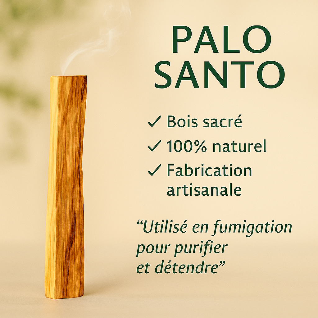 Lot de 5 Bâtons de Palo Santo – Bois Sacré Naturel