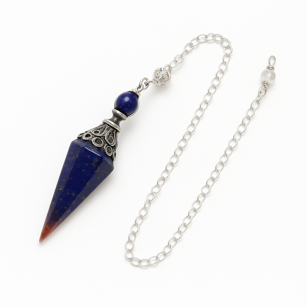 Pendule Divinatoire en Résine et Lapis-Lazuli