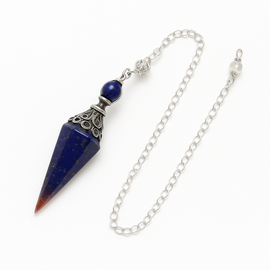 Pendule Divinatoire en Résine et Lapis-Lazuli