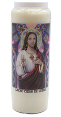 Neuvaine Sacré-Cœur de Jésus – Bougie 9 jours avec prière